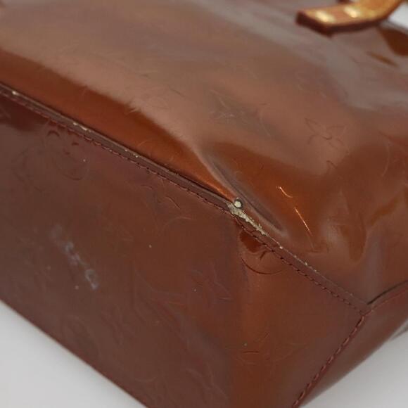 LOUIS VUITTON Monogram Vernis Reade PM Hand Bag Bronze M91146 - Picture 15 of 16